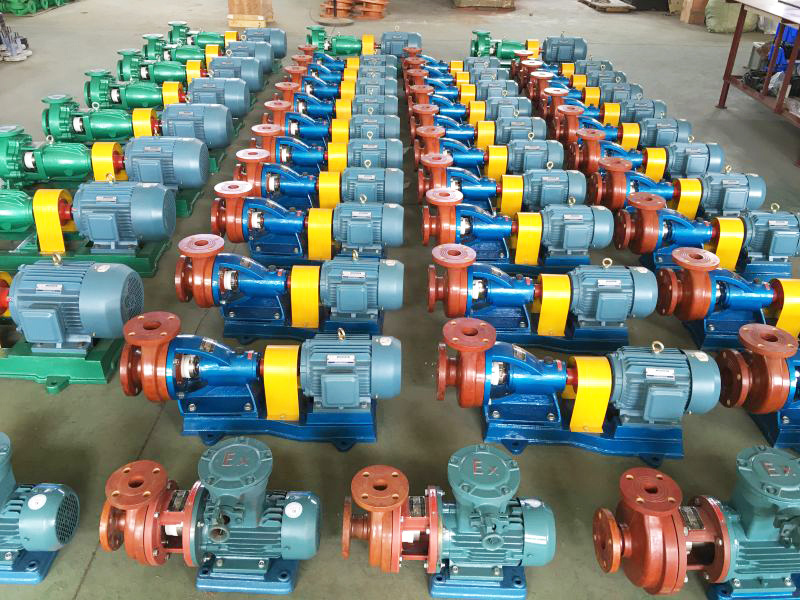 S glass fiber reinforced plastic centrifugal pump export project