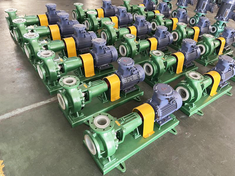 IHF襯氟離心泵湖北項目