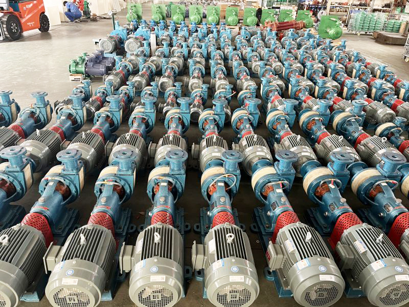 FUH Engineering Plastics Centrifugal Pump Sichuan Project